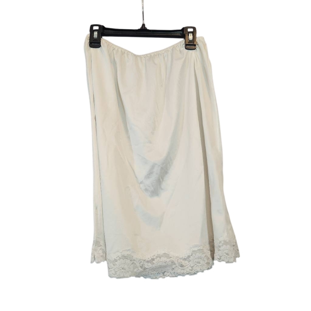 Greenco Maid White Lace Trim Slip Size Large
